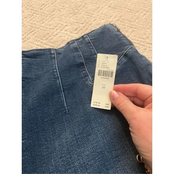 NWT Pilcro A-Line Trapeze High-Rise Wide Leg Jeans - Picture 9 of 13